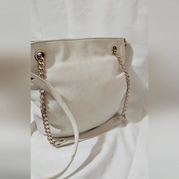 MICHAEL KORS WHITE LEATHER SHOULDER BAG - Picture 5 of 7